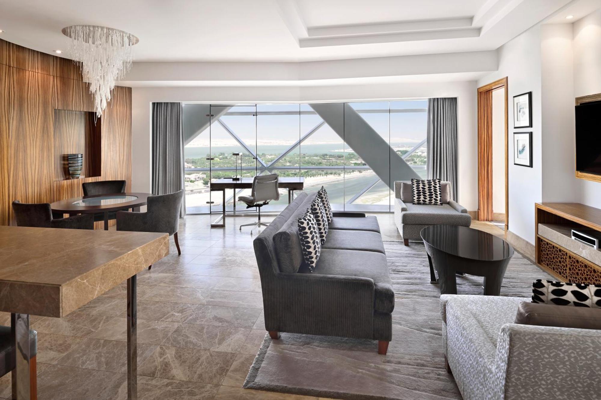 Andaz Capital Gate Abu Dhabi, By Hyatt Hotel Kültér fotó A suite at the hotel