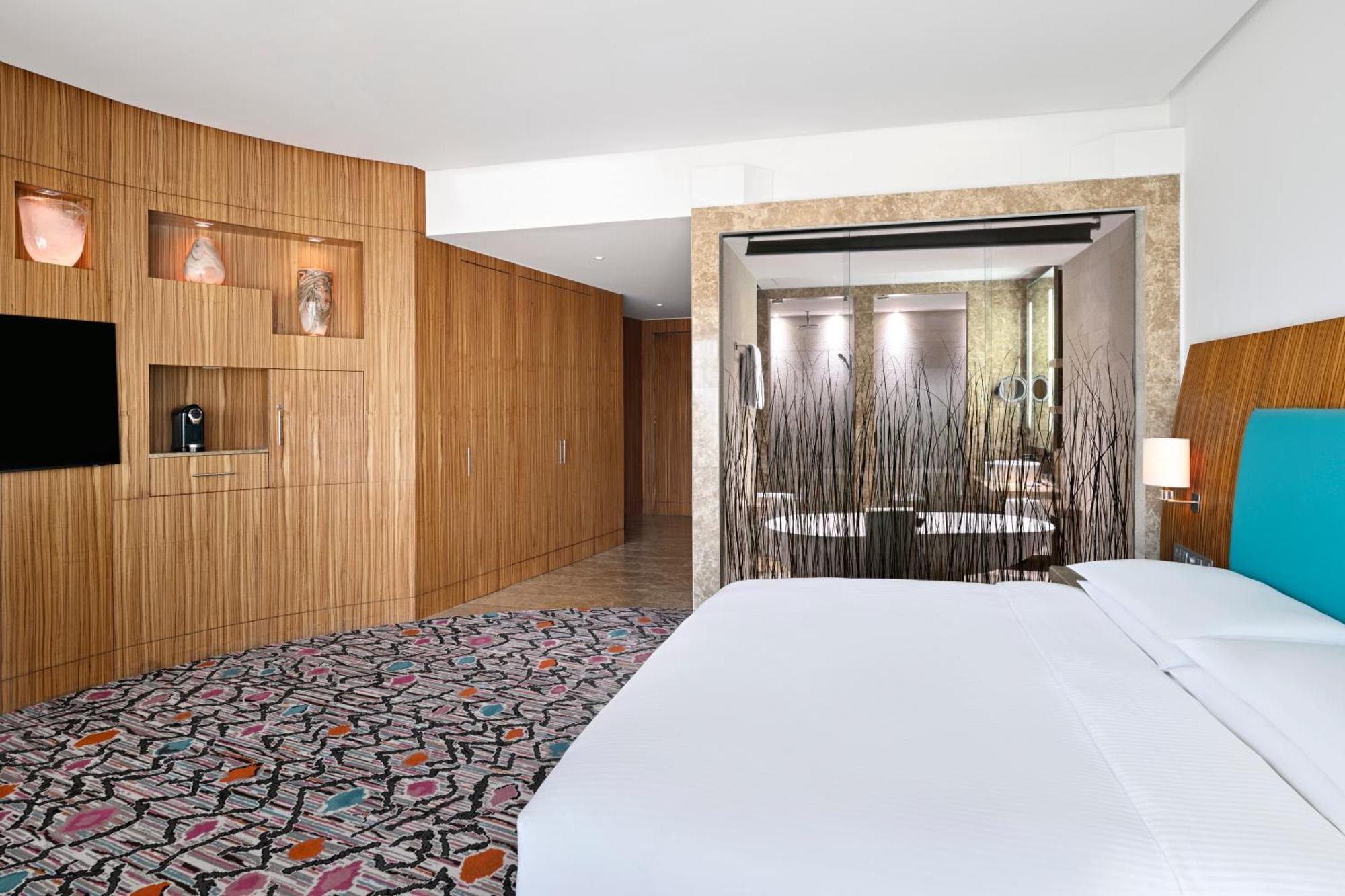 Andaz Capital Gate Abu Dhabi, By Hyatt Hotel Kültér fotó A room at the hotel